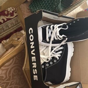 Converse Classic Black and White High-Tops